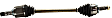 2008 Subaru Outback - Front, Driver or Passenger Side Axle Assembly, Supplied with Standard Neoprene Outboard Boot, New, 3.0L 6Cyl