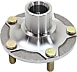Front, Driver or Passenger Side Wheel Hub, With Bearing, 5 x 5.5 in. Bolt Pattern