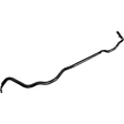 Front Sway Bar Kit, Steel, 0.83 in., Non-Adjustable, Black