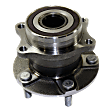 Rear, Driver or Passenger Side Wheel Hub, With Bearing, 5 x 4.5 in. Bolt Pattern, 4 Cyl., 2.5L Engine, AWD