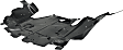 Front Engine Splash Shield, Engine Under Cover, 4 Cyl., 2.0L Engine