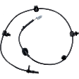 Rear, Passenger Side ABS Speed Sensor, 4 Cyl., 2.0L Engine