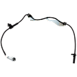 Rear, Passenger Side ABS Speed Sensor, Spindle Mounted, With Harness