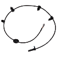 Rear, Driver Side ABS Speed Sensor, Wheel Mounted