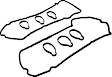 2005-2009 Subaru Outback - Valve Cover Gasket, 6 Cyl., 3.0L Engine, Rubber Material, with Spark Plug Tube Seals