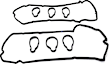 2005-2009 Subaru Outback - Valve Cover Gasket, 6 Cyl., 3.0L Engine, Rubber Material, with Spark Plug Tube Seals