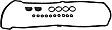 Valve Cover Gasket, 4 Cyl., 2.0L Engine, Rubber Material