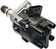 Distributor, 4 Cyl., 1.6L Engine, Blade Type, 7-prong Rectangular Connector, Supplied with Cap and Rotor, Electronic Distributor