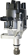 Distributor, 4 Cyl., 1.6L Engine, Blade Type, 7-prong Rectangular Connector, Supplied with Cap and Rotor, Electronic Distributor