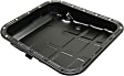 Transmission Pan, Black, Steel, 20-bolt Hole, Automatic Transmission