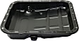 Transmission Pan, Black, Steel, 20-bolt Hole, Automatic Transmission