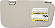 Driver Side Sun Visor, Gray, with Mirror, 4 Cyl., 2.5L Engine