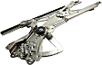 Front, Driver Side Manual Window Regulator, Without Motor
