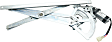Front, Driver Side Power Window Regulator, With Motor