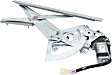 Front, Driver Side Power Window Regulator, With Motor