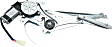 Front, Driver Side Power Window Regulator, With Motor
