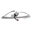 Front, Driver Side Power Window Regulator, With Motor