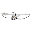 Front, Driver Side Power Window Regulator, With Motor