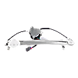 Front, Driver Side Power Window Regulator, With Motor