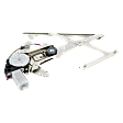 Front, Driver Side Window Regulator, Power