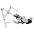 Front, Driver Side Window Regulator, Power