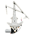 Front, Driver Side Window Regulator, Power