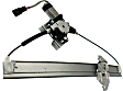 Rear, Passenger Side Power Window Regulator, With Motor