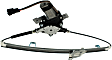 Rear, Passenger Side Power Window Regulator, With Motor