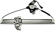 Rear, Driver Side Power Window Regulator, With Motor