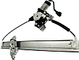 Rear, Driver Side Power Window Regulator, With Motor