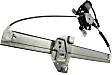 Rear, Driver Side Power Window Regulator, With Motor