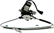 Rear, Driver Side Power Window Regulator, With Motor