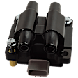 Ignition Coil, 4 Cyl., 2.5L Engine, Electronic Ignition Type, 3.63 In. Length, Naturally Aspirated