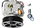 2010 Subaru Forester X - Power Steering Pump, Naturally Aspirated, Without Reservoir, 4 Cyl 2.5L, With Pulley