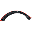 2014 Subaru XV Crosstrek Touring - Rear, Driver Side Fender Trim, Textured Black
