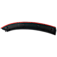 Rear, Driver Side, Rear Section Fender Trim, Textured Black