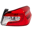 Passenger Side Tail Light, with Bulb, LED, Red Lens