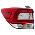 2019 Subaru Impreza - Driver Side, Outer Halogen Tail Light, With bulb(s), 4-Door Mounts On Body, OE Replacement, Hatchback