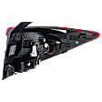 2019 Subaru Impreza - Driver Side, Outer Halogen Tail Light, With bulb(s), 4-Door Mounts On Body, OE Replacement, Hatchback