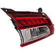 Driver Side, Inner Halogen Tail Light, Without bulb(s), OE Replacement, CAPA Certified
