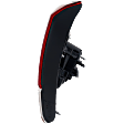 Passenger Side, Inner Tail Light, with Bulb, Halogen, Clear and Red Lens, CAPA CERTIFIED