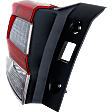 2020-2022 Subaru Impreza - Driver Side, Outer Tail Light, with Bulb, LED, Clear and Red Lens, CAPA CERTIFIED