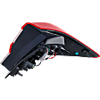2020-2022 Subaru Impreza - Driver Side, Outer Tail Light, with Bulb, LED, Clear and Red Lens, CAPA CERTIFIED