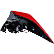 2020-2022 Subaru Impreza - Driver Side, Outer Tail Light, with Bulb, LED, Clear and Red Lens, CAPA CERTIFIED