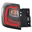 2020-2024 Subaru Outback - Driver Side, Outer Tail Light, with Bulb, Halogen, Clear & Red Lens