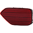 Rear, Passenger Side Bumper Reflector