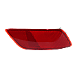 Rear, Passenger Side Bumper Reflector