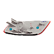 Rear, Passenger Side Bumper Reflector