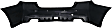 Rear Primed Bumper Cover