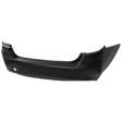 Rear Primed Bumper Cover, Without Object Sensor